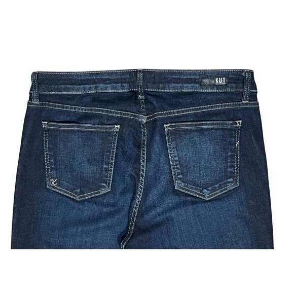 Kut From The Kloth Diana Kurvy Skinny Mid Rise Stretch Blue Jeans Women Size 12 - Picture 11 of 16